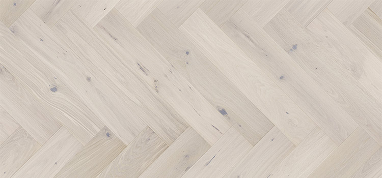 Fiskebein hvit eik tekstur