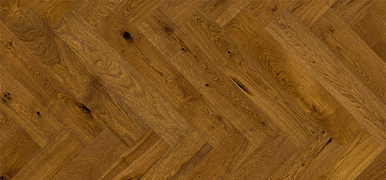 Fiskebein mørk eik tekstur